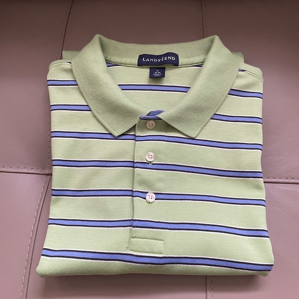 Lands’ End men’s cotton polo shirt - regular fit